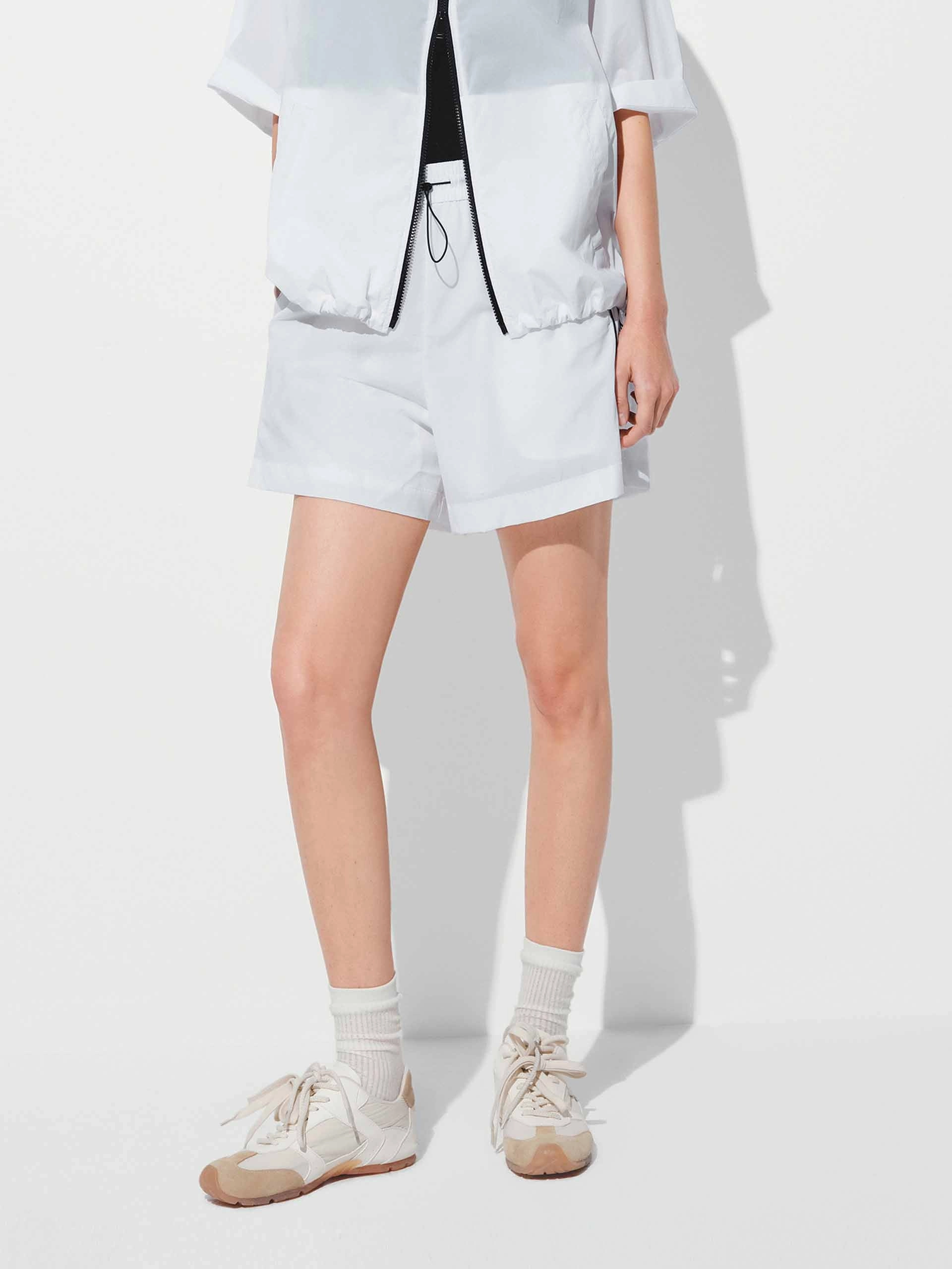 Drawstring Side Pocket Shorts Fit Flexibility Balanced Fit