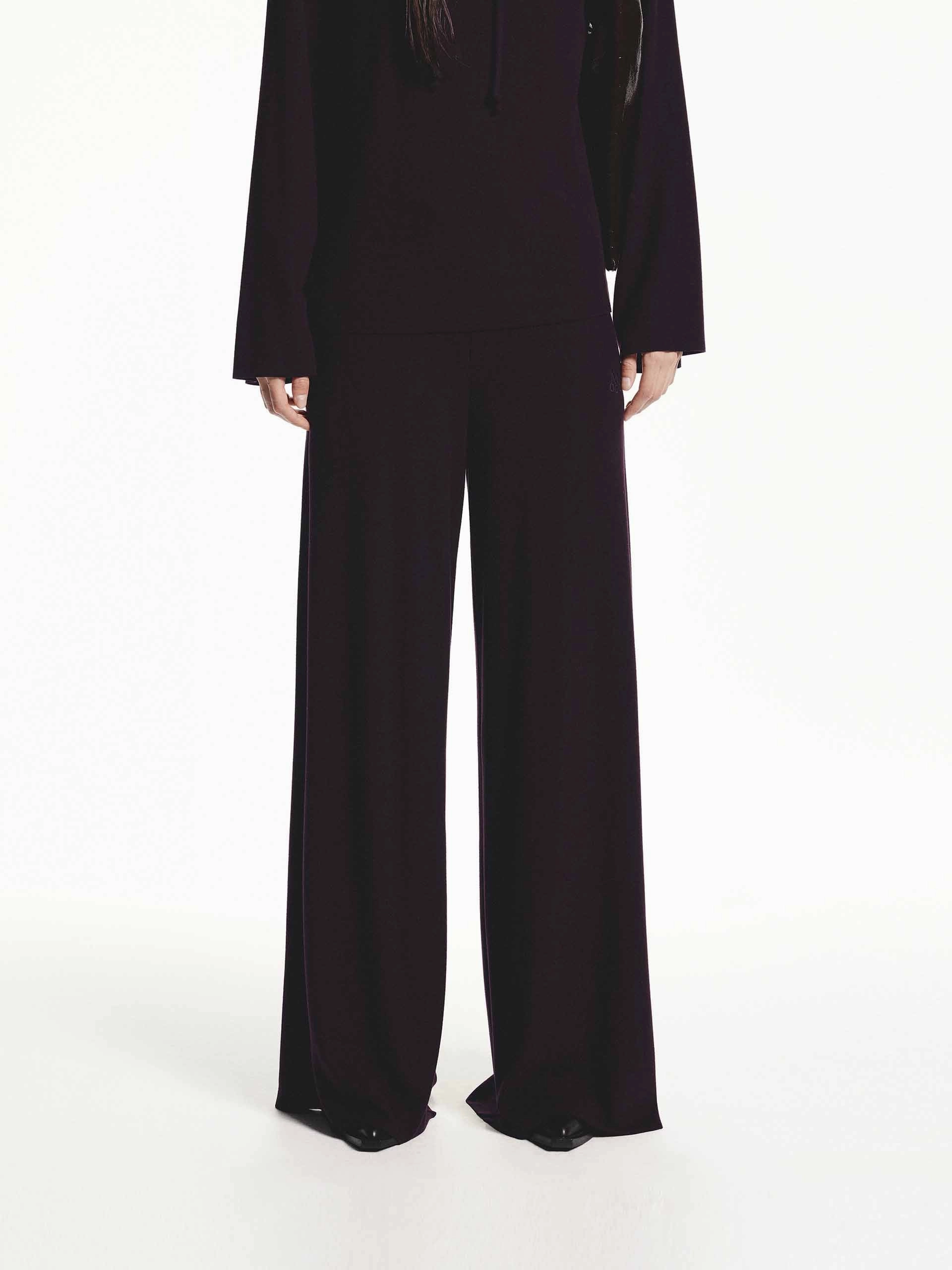 Layering Piece Drawstring Velvet Pants
