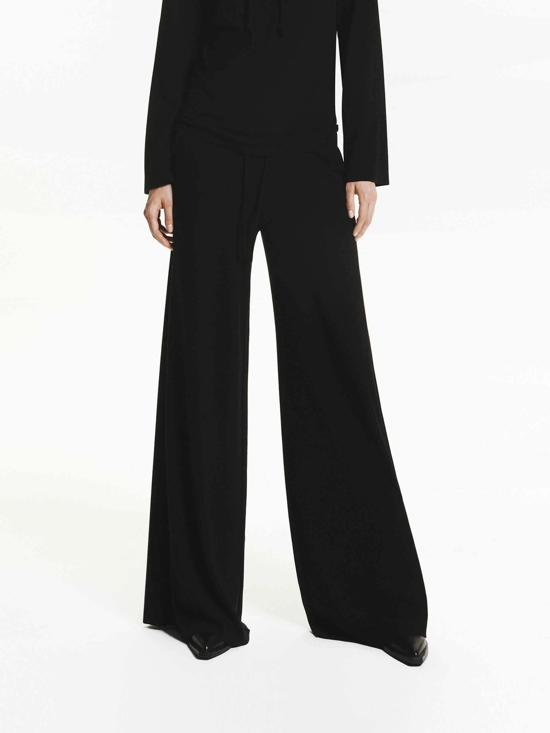 Drawstring Velvet Pants Soft Feel