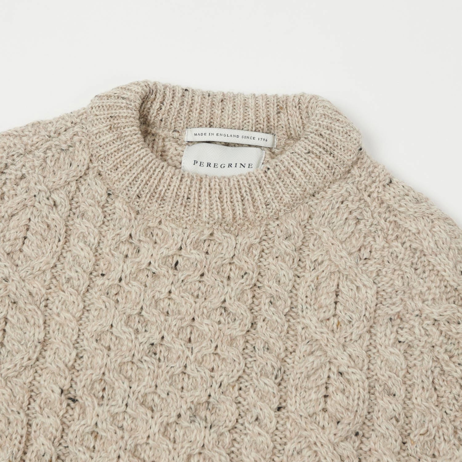 Peregrine Hudson Aran Jumper - Skiddaw City Casual Style Off-Duty Fit