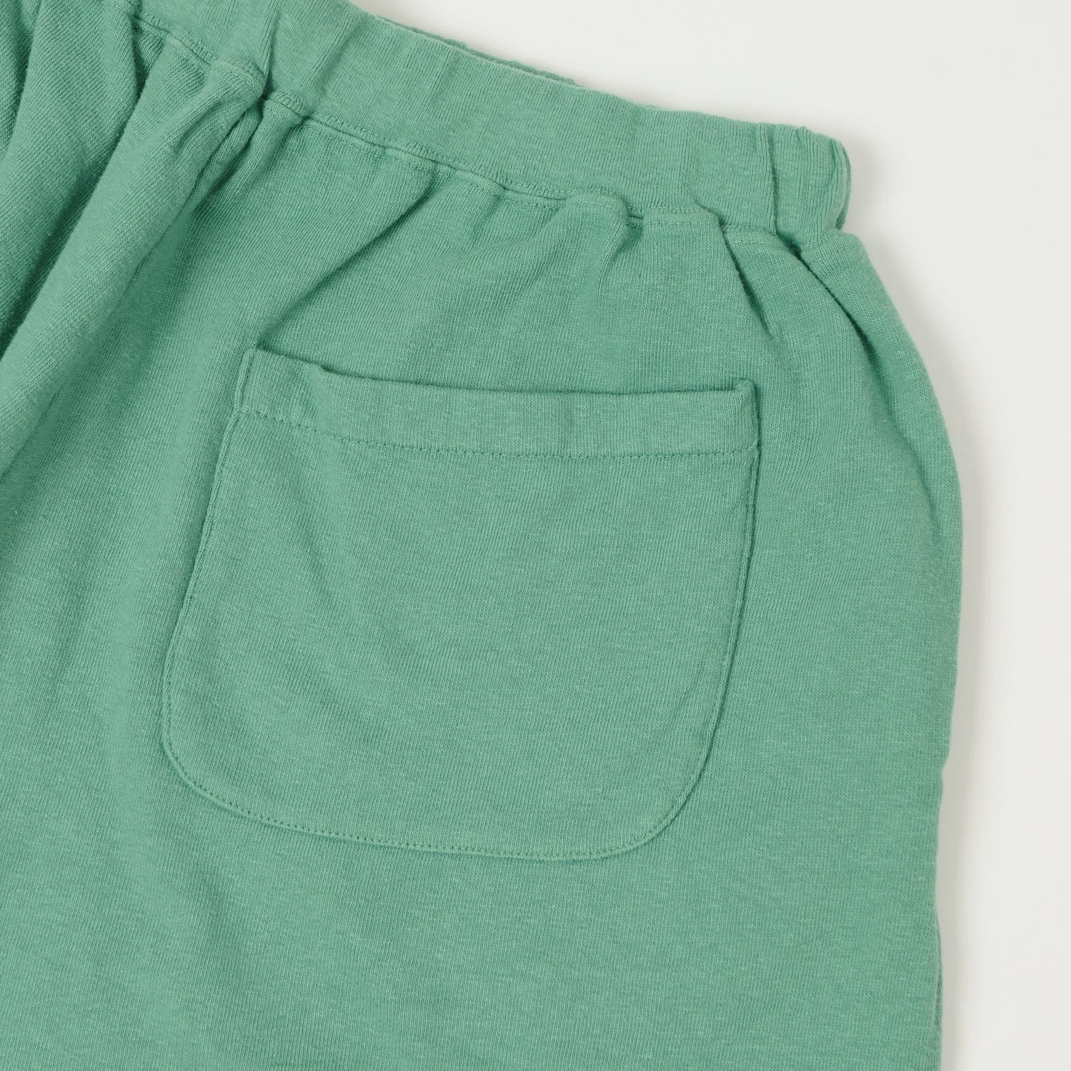 Dubbleworks Cut Off Sweatshorts - Emerald Sleek Stretch