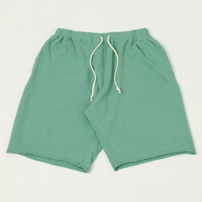 Dubbleworks Cut Off Sweatshorts - Emerald Fun Design NonSlipGrip