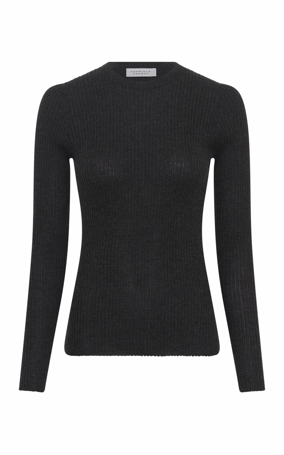 Browning Knit Sweater in Charcoal Cashmere Silk Seasonal Warmth