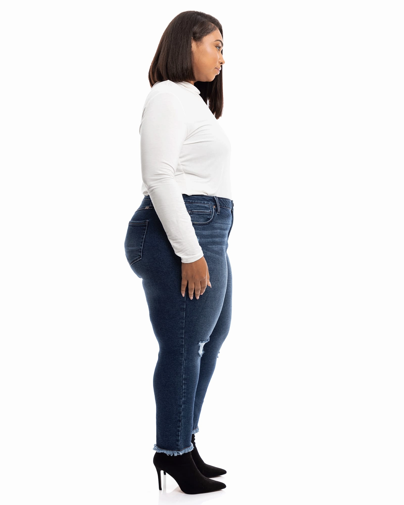 Casual Smart Casual Unisex Wear Carrie Frayed Hem Girlfriend Jean | Talia