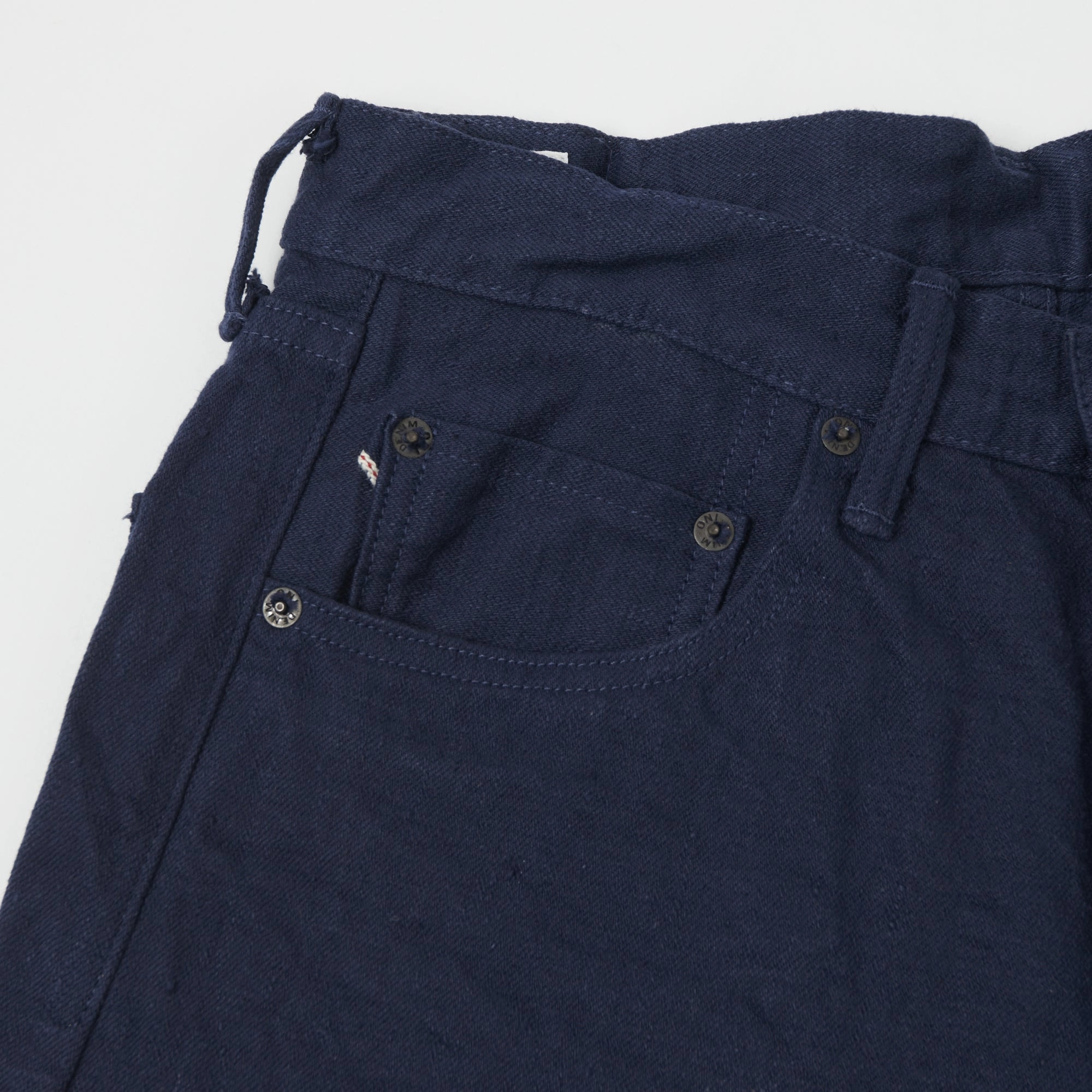 ONI Denim 612-NVNV 'Warp and Weft' 12oz Regular Tapered Jean - Navy One Wash All Occasion Wide Leg Silhouette