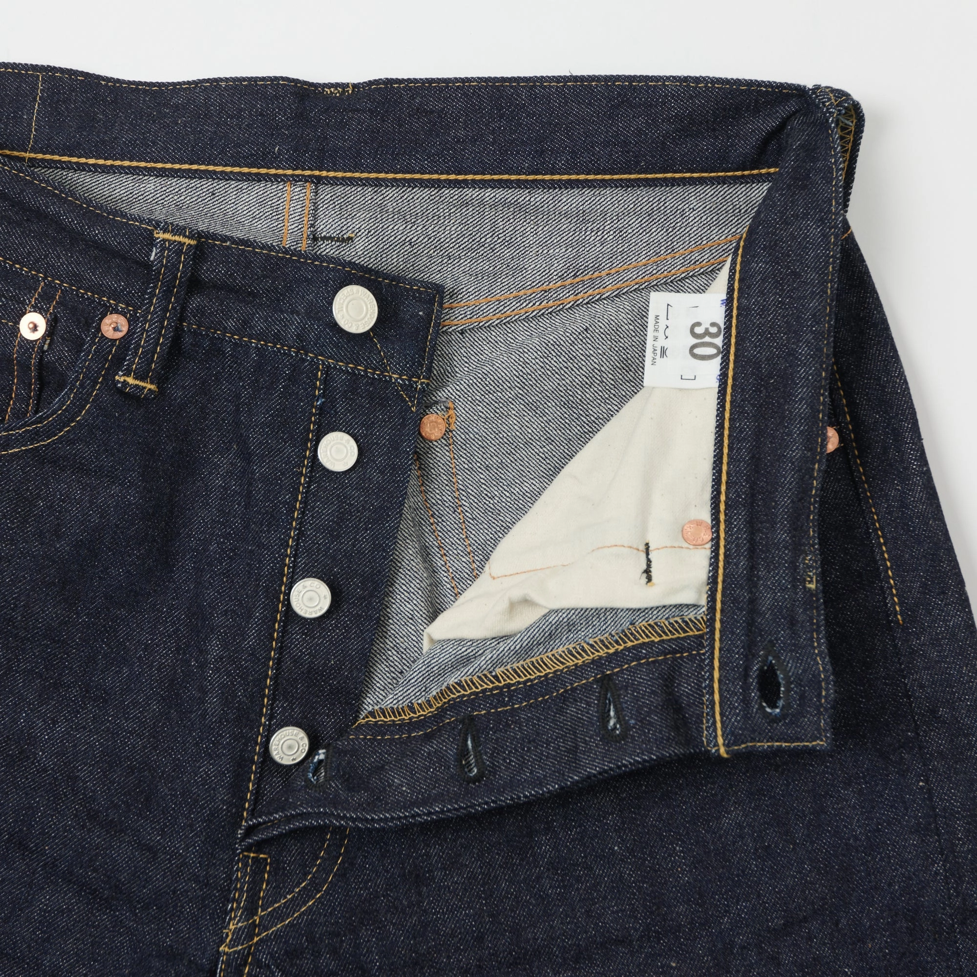 Everyday Piece Natural Look Warehouse & Co 1001XX 13.75oz Regular Straight Jean - One Wash