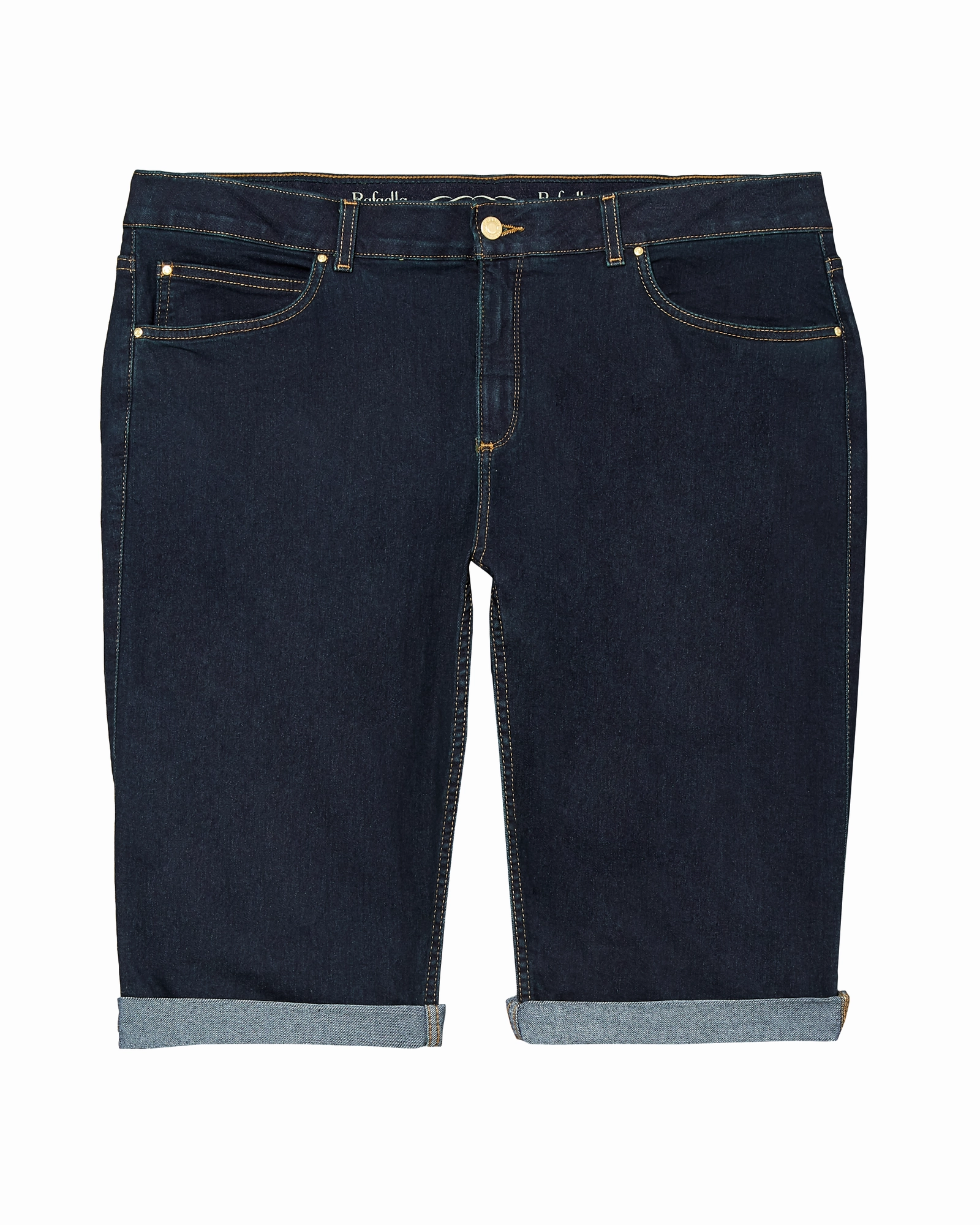 Smart Casual Classic Wear Bradford Cuffed Bermuda Short | Dark Wash