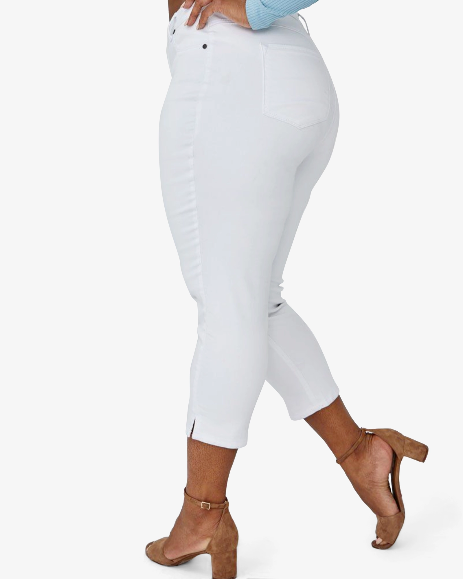 Maggy Cropped Skinny Jean | White Easy Fit Spring Mood Affordable