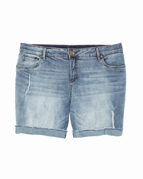 Clark Boyfriend Short | Light Wash All Season