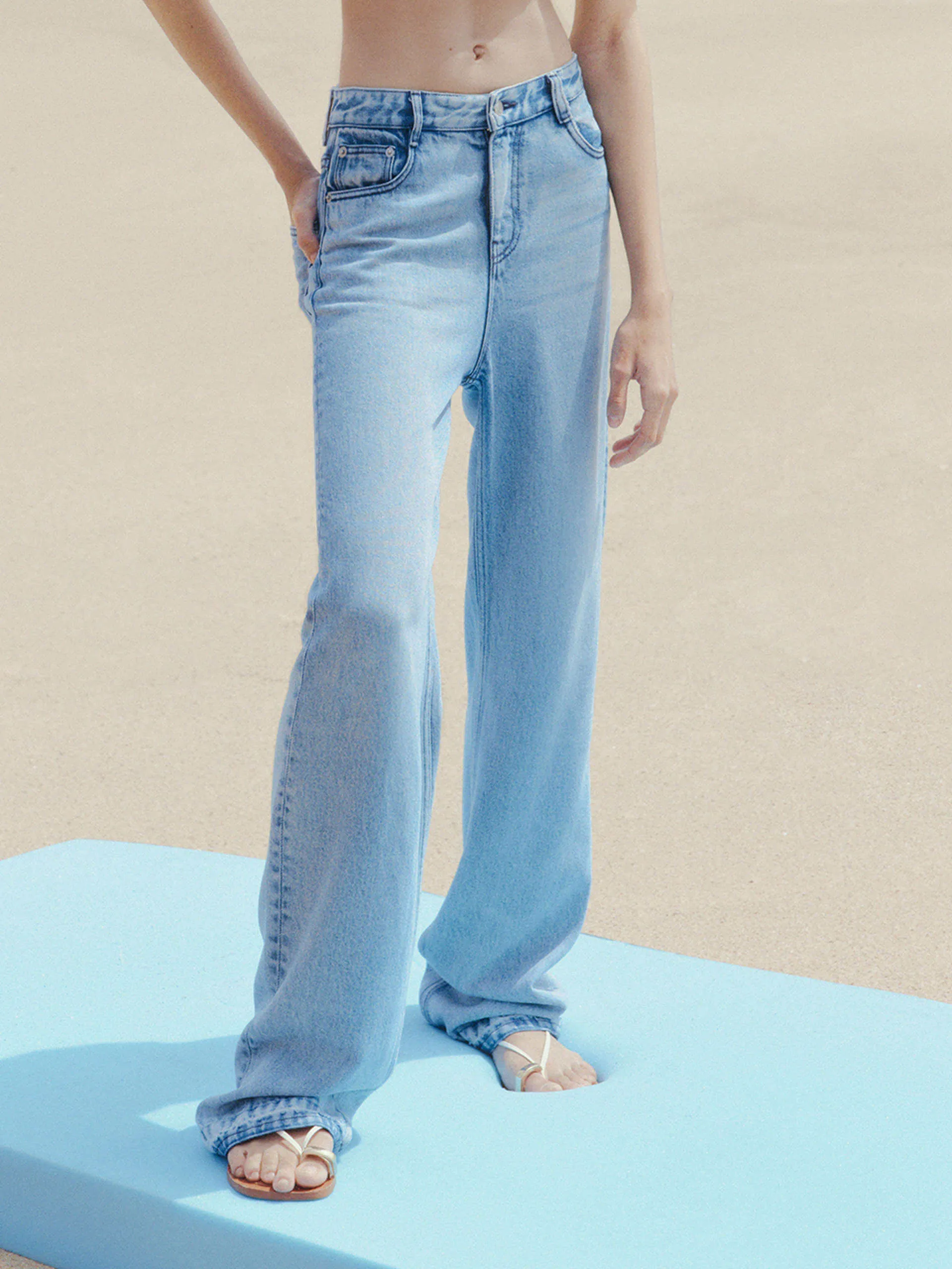 Full Length Straight Jeans All-day Comfort Loose High Quality Morning Stroll