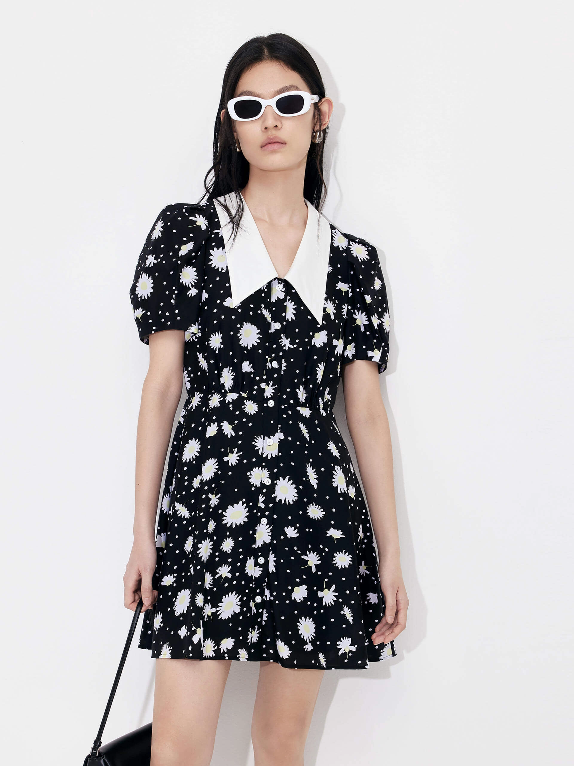 Air Comfort Silk Blend Printed Dress