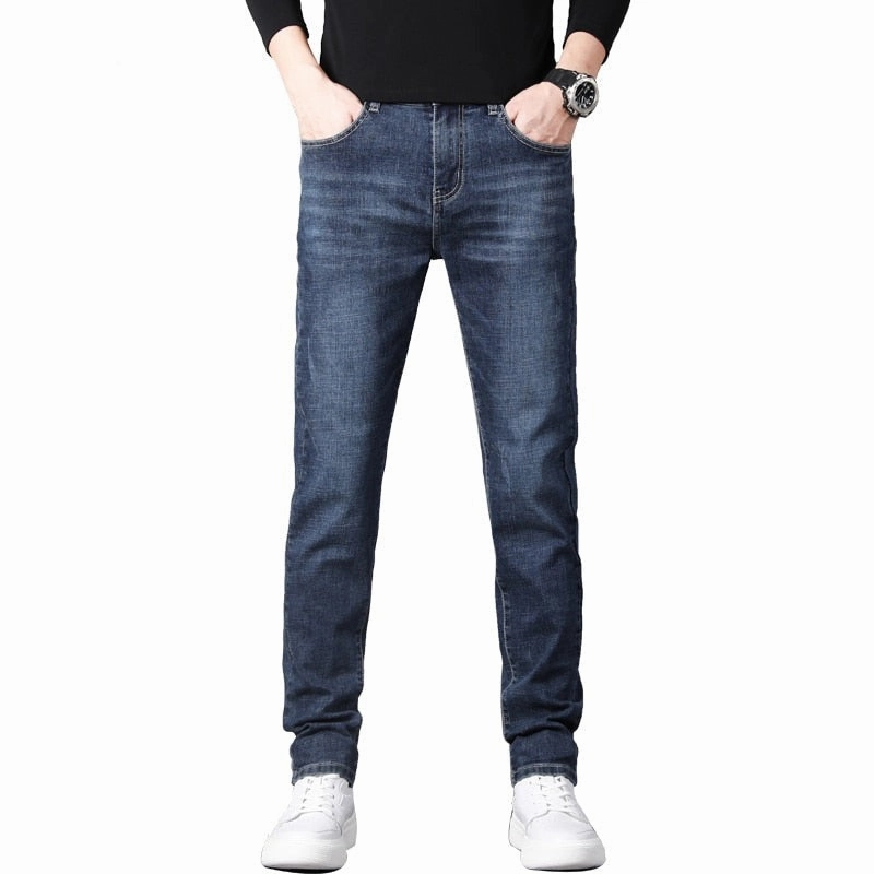 Fit For Daily Evening Stroll Urban Explorer West Louis? Stretch Slim Fit Fashion Designer Denim Jeans
