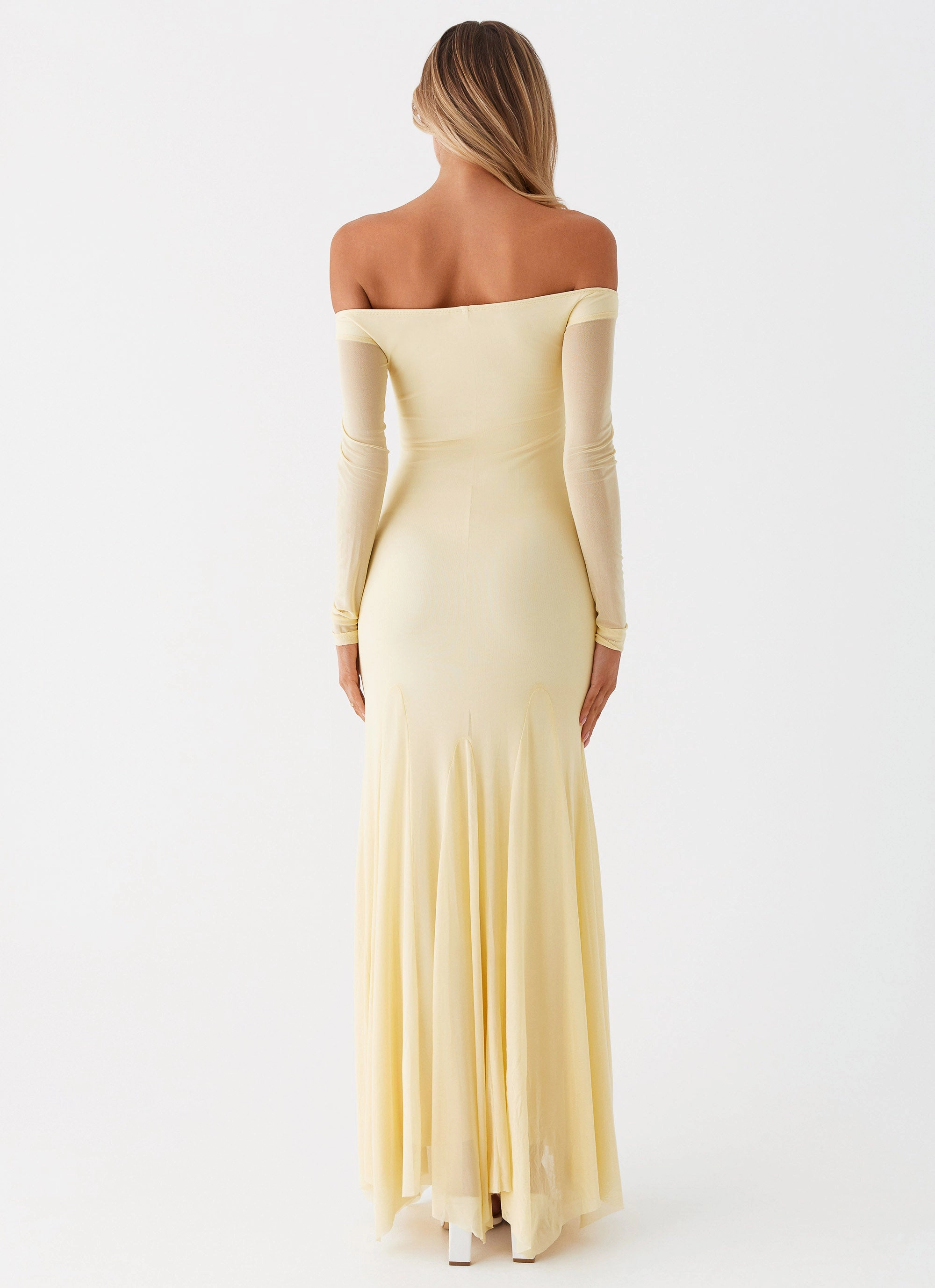 Maribel Maxi Dress - Yellow Sleek And Stylish