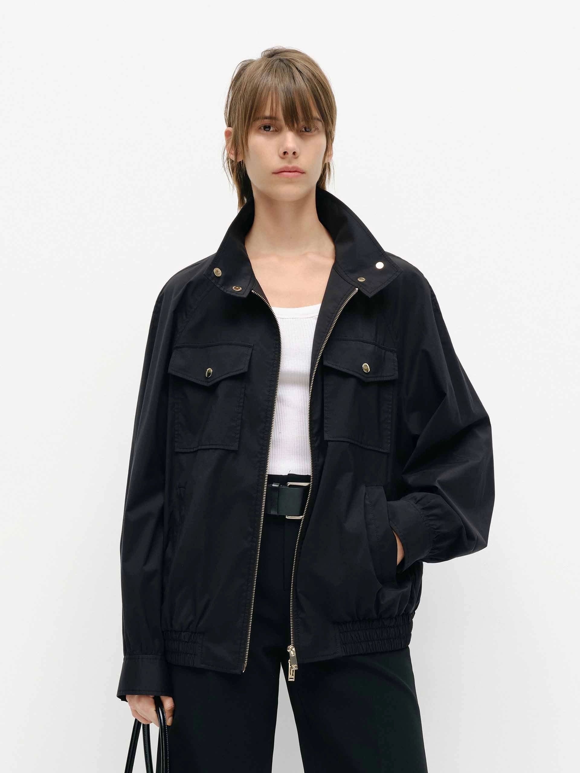 Street Smart Endure Elastic Hem Loose Jacket