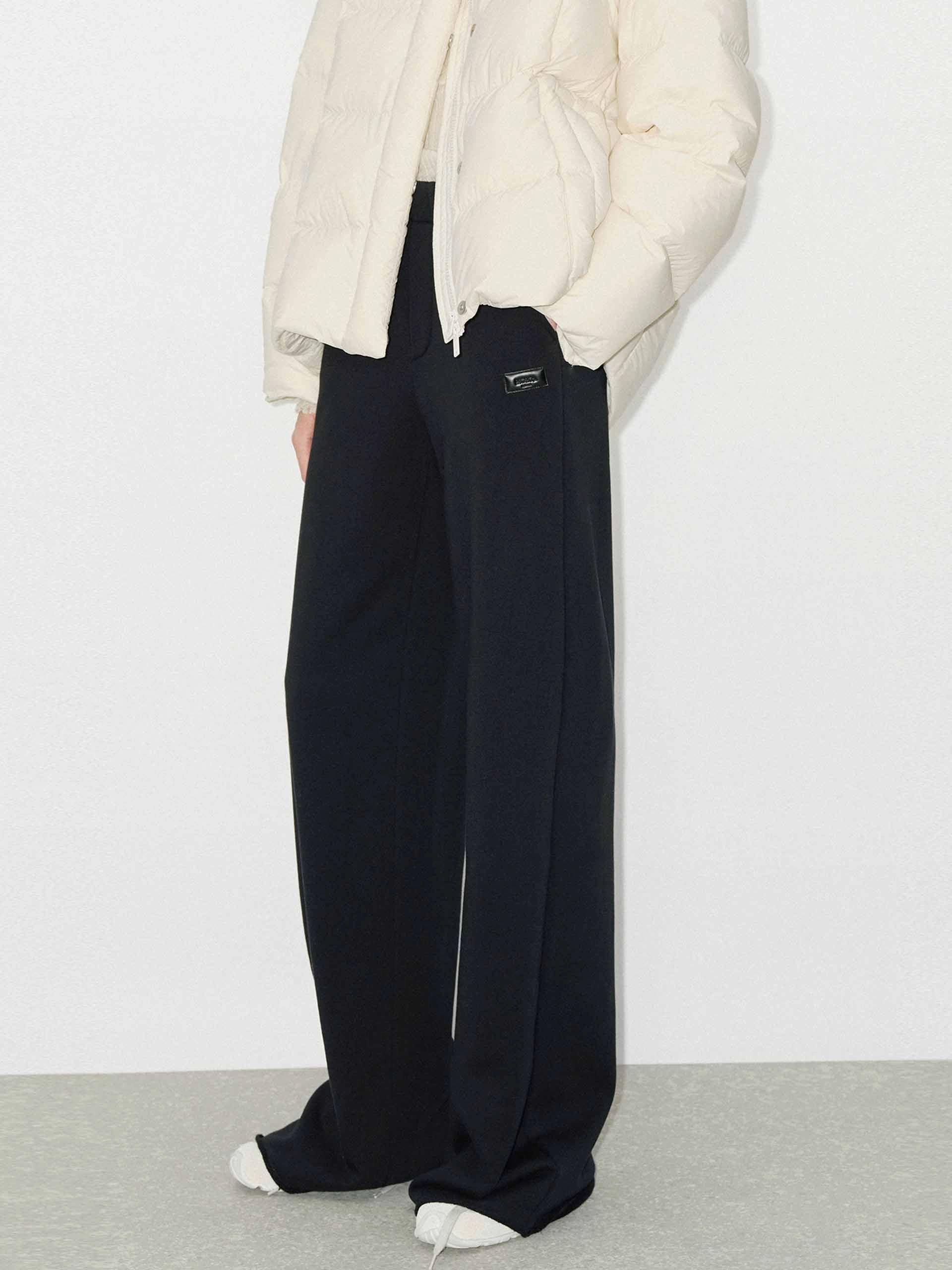 Non Restrictive Cut Elasticated Waist Cotton Pants