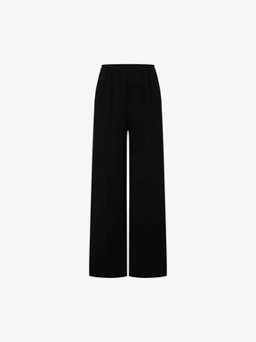 Sleek and Soft Elasticated Waist Relaxed Pants