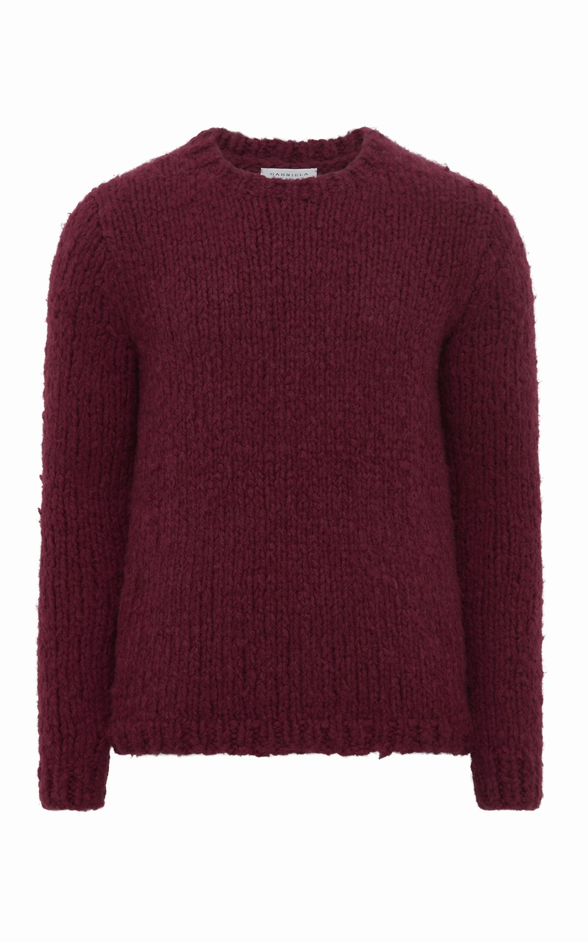 Sleek Fit Lawrence Knit Sweater in Bordeaux Welfat Cashmere