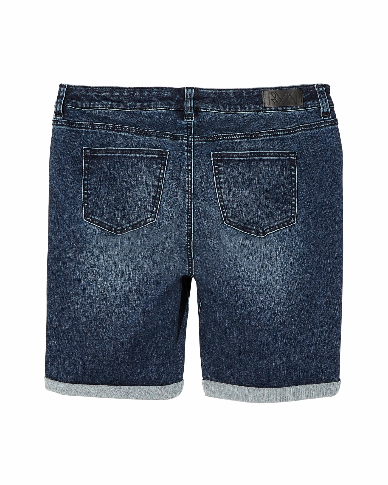 Emerson Rolled Cuff Bermuda Shorts | Medium Wash Casual Friday Parent Style Travel Outfit