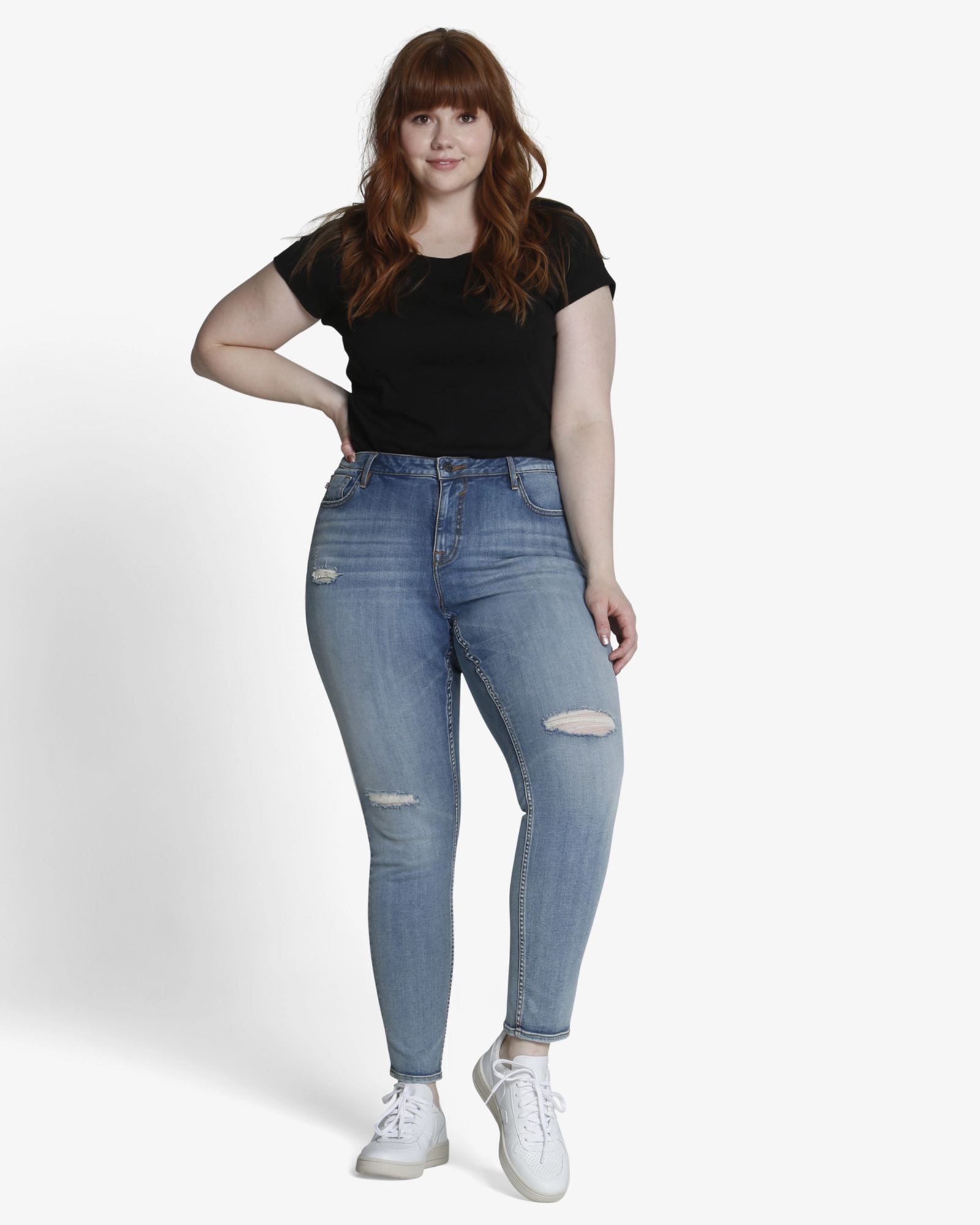 Shay Super Skinny Jeans | Medium Wash Beach Day Versatile Soft Evening Stroll Stretch Breathable