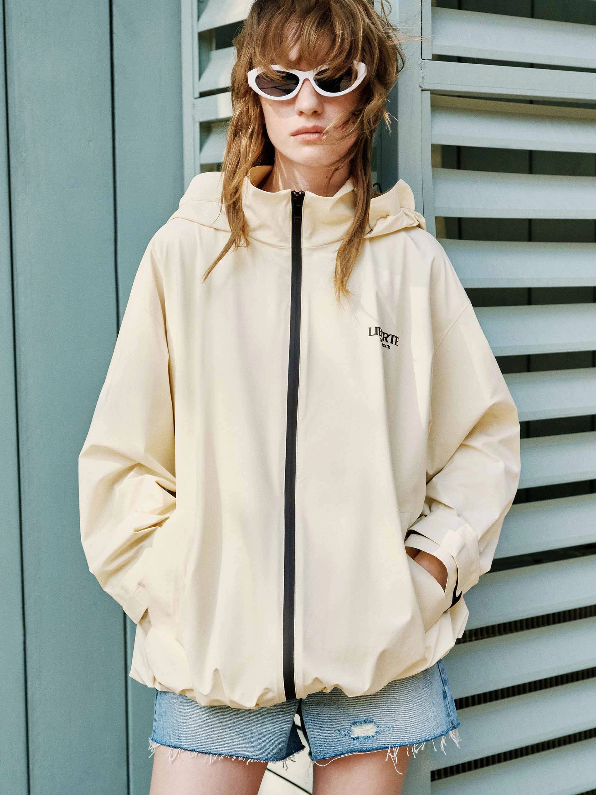 Work Layer Loose Hooded Jacket