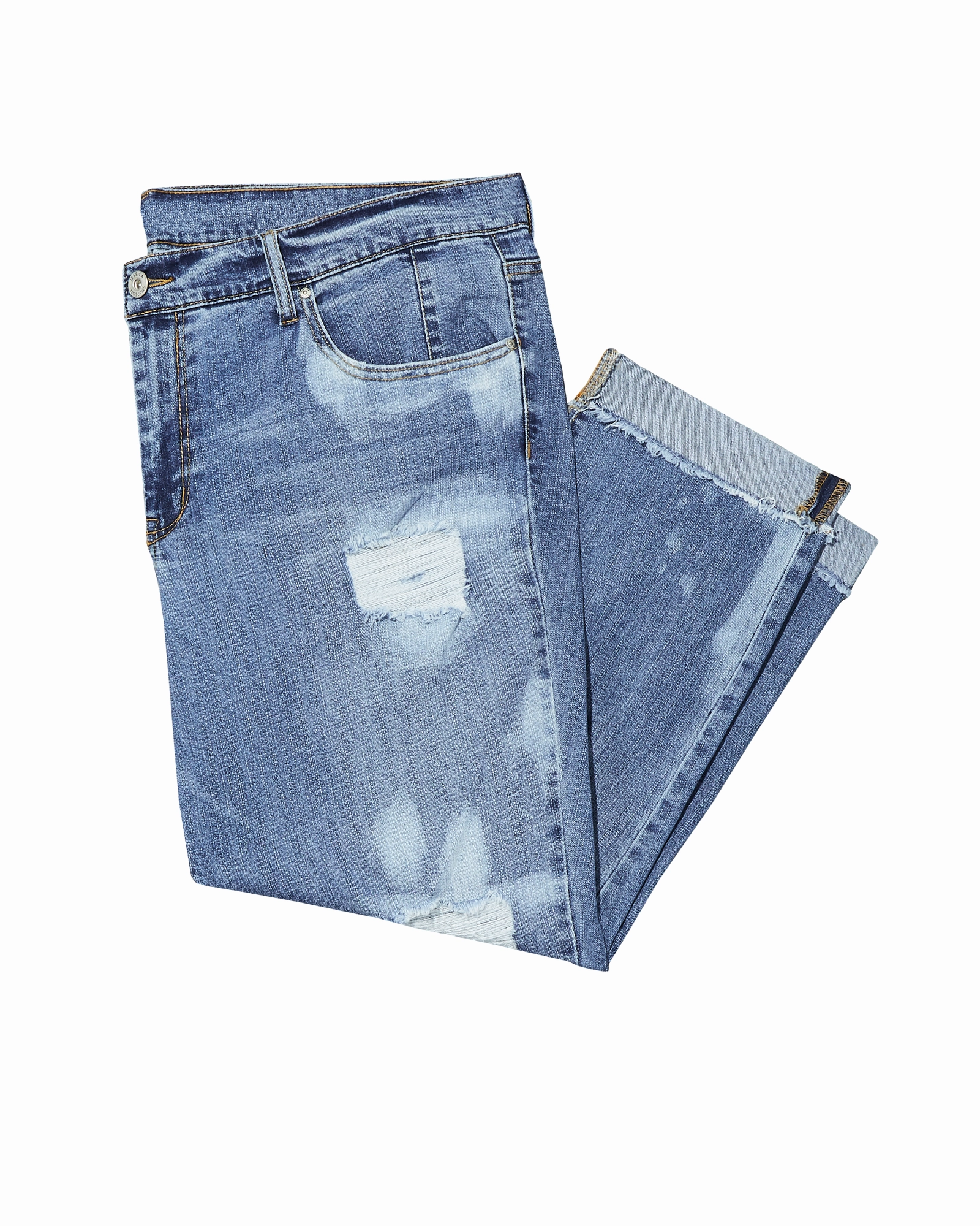Kenmare Distressed Boyfriend Jean | Light Wash Ever Versatile Common Outfit