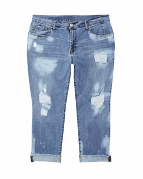 Effortless Style Kenmare Distressed Boyfriend Jean | Light Wash