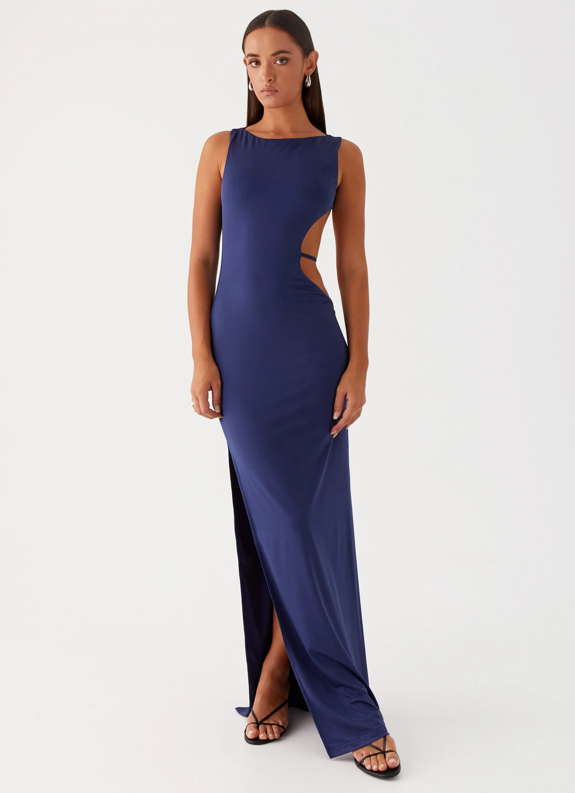 Flattering bodycon dress Sutton Maxi Dress - Navy