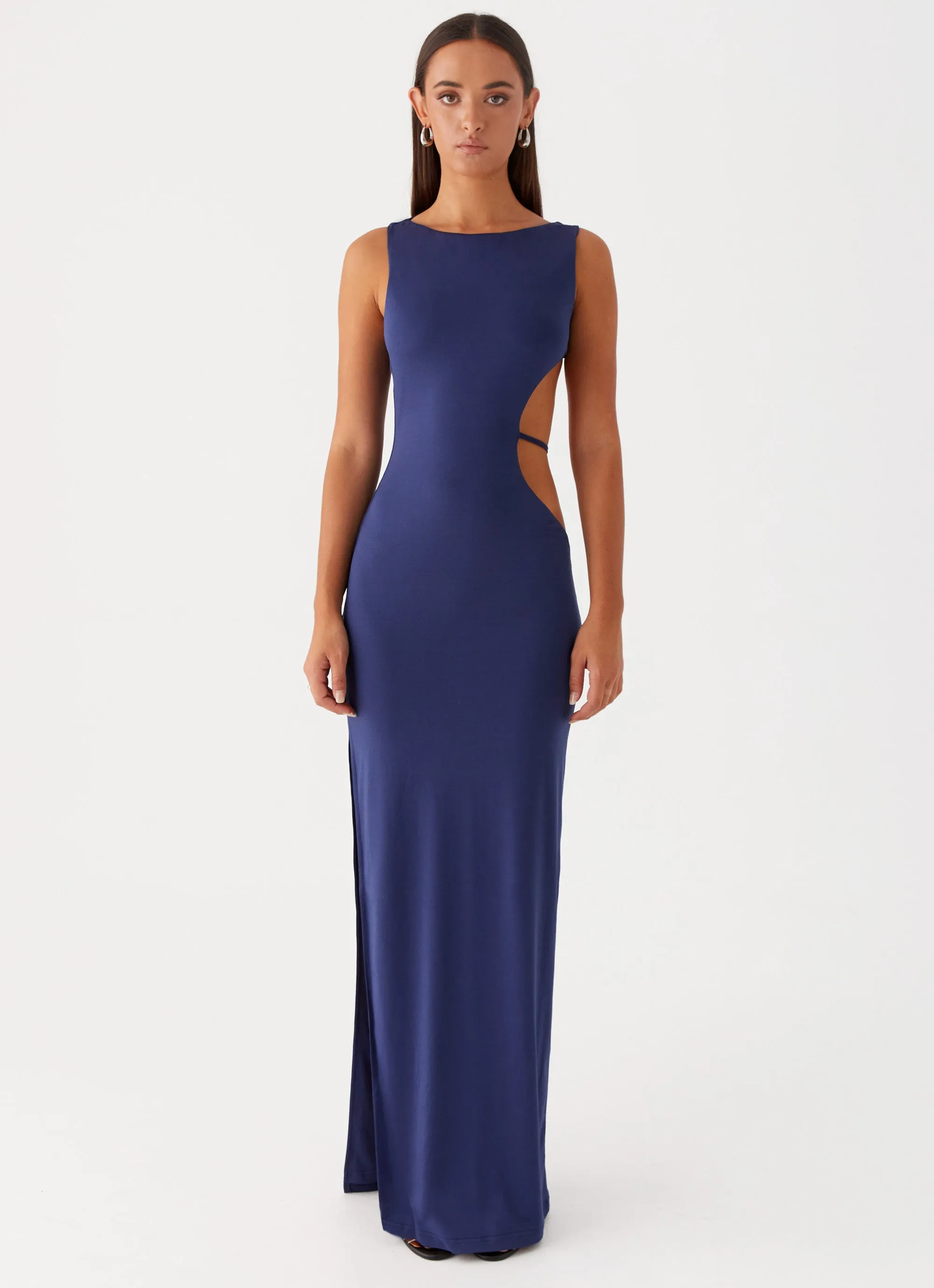 Relax Style Fresh Look Sutton Maxi Dress - Navy