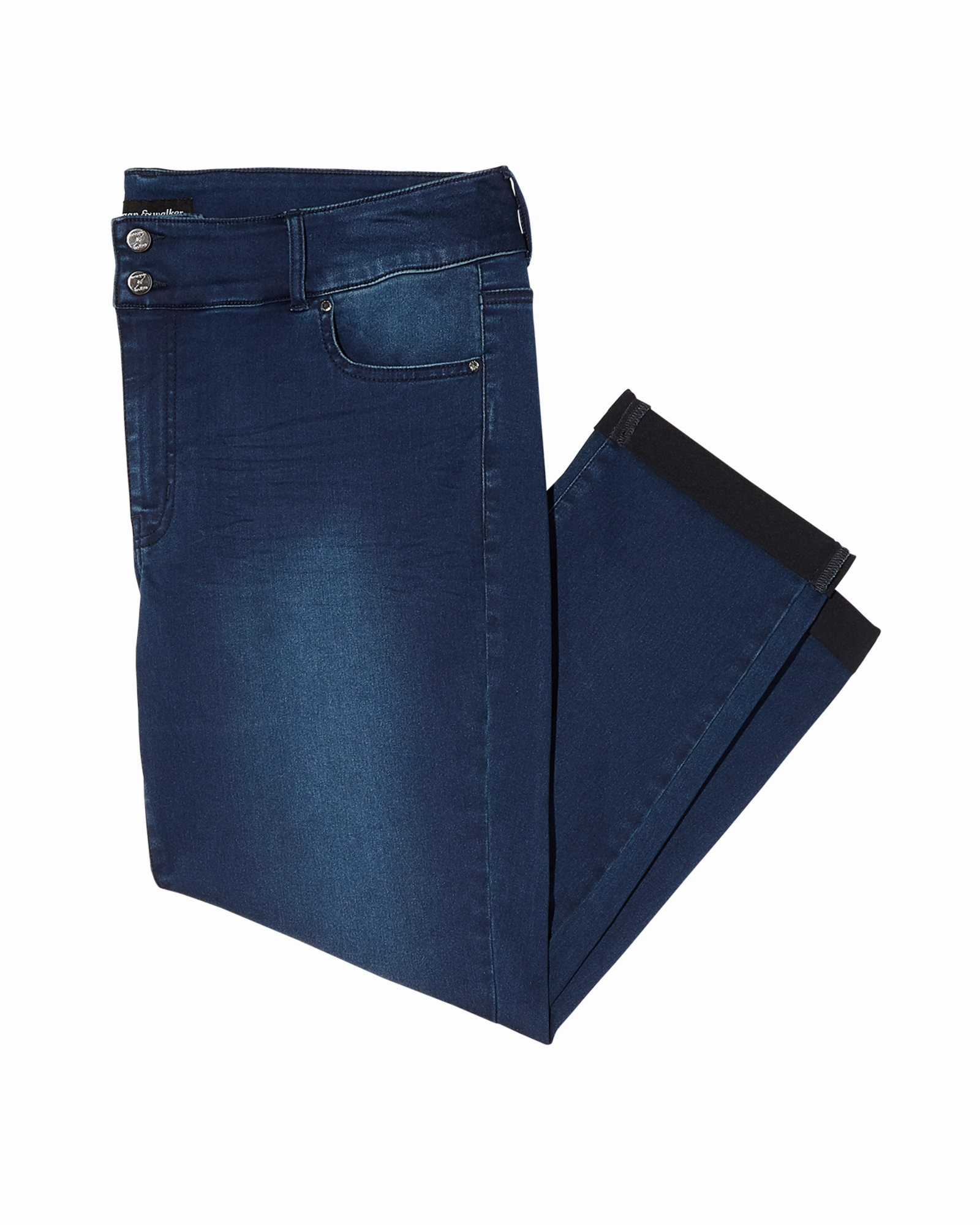 Lexington Cuffed Capri | Dark Wash Relaxed Look Casual Look