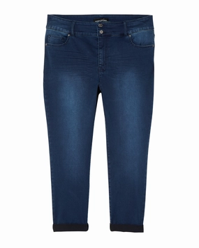 Lexington Cuffed Capri | Dark Wash Style Combo