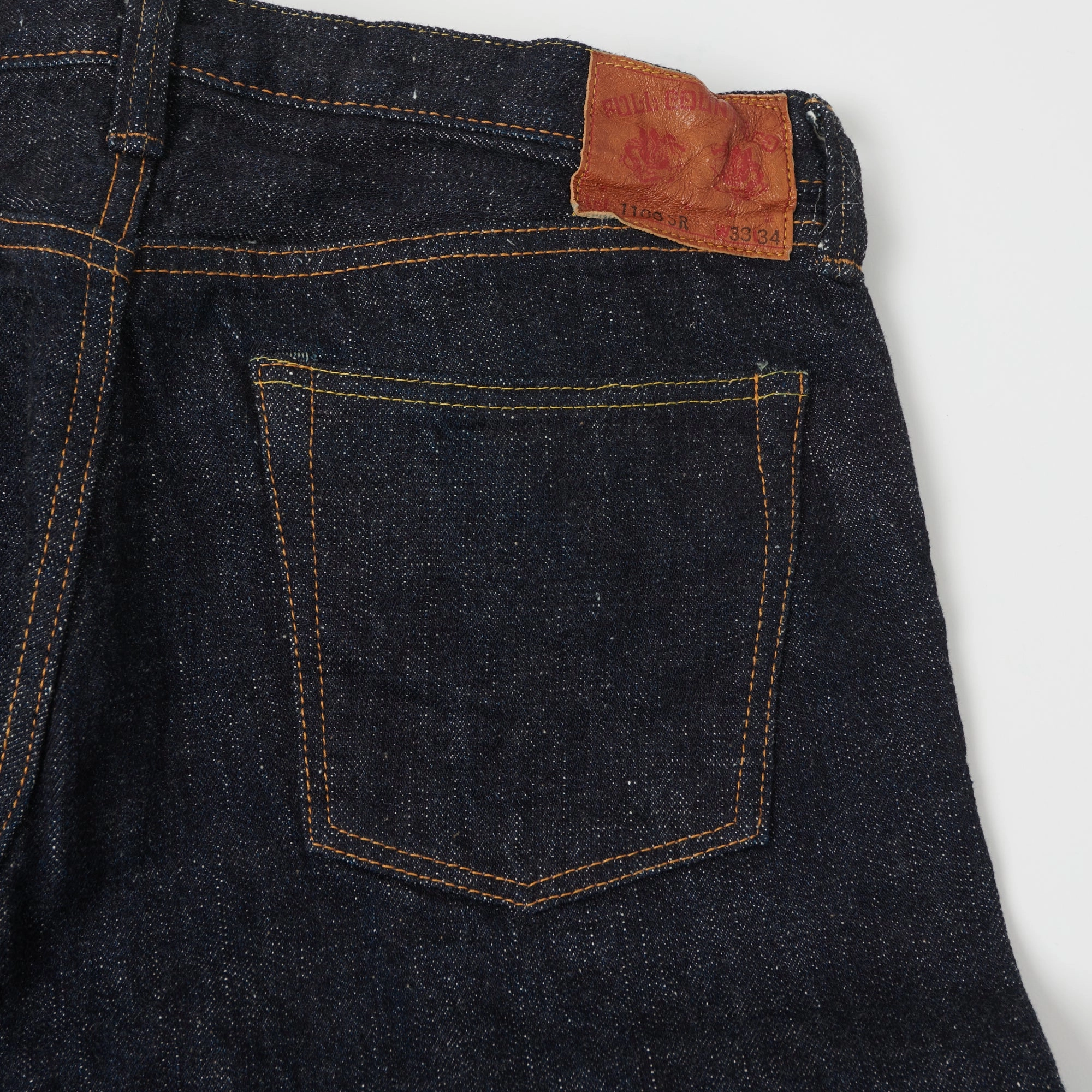 Full Count 1108 'Super Rough' 15.5oz Regular Straight Jean - One Wash Breathable Denim