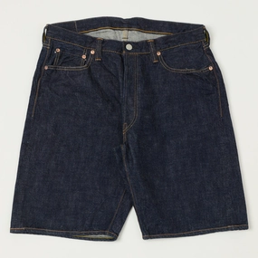 Full Count 1904 Five Pocket Denim Shorts - One Wash Durable Stitching