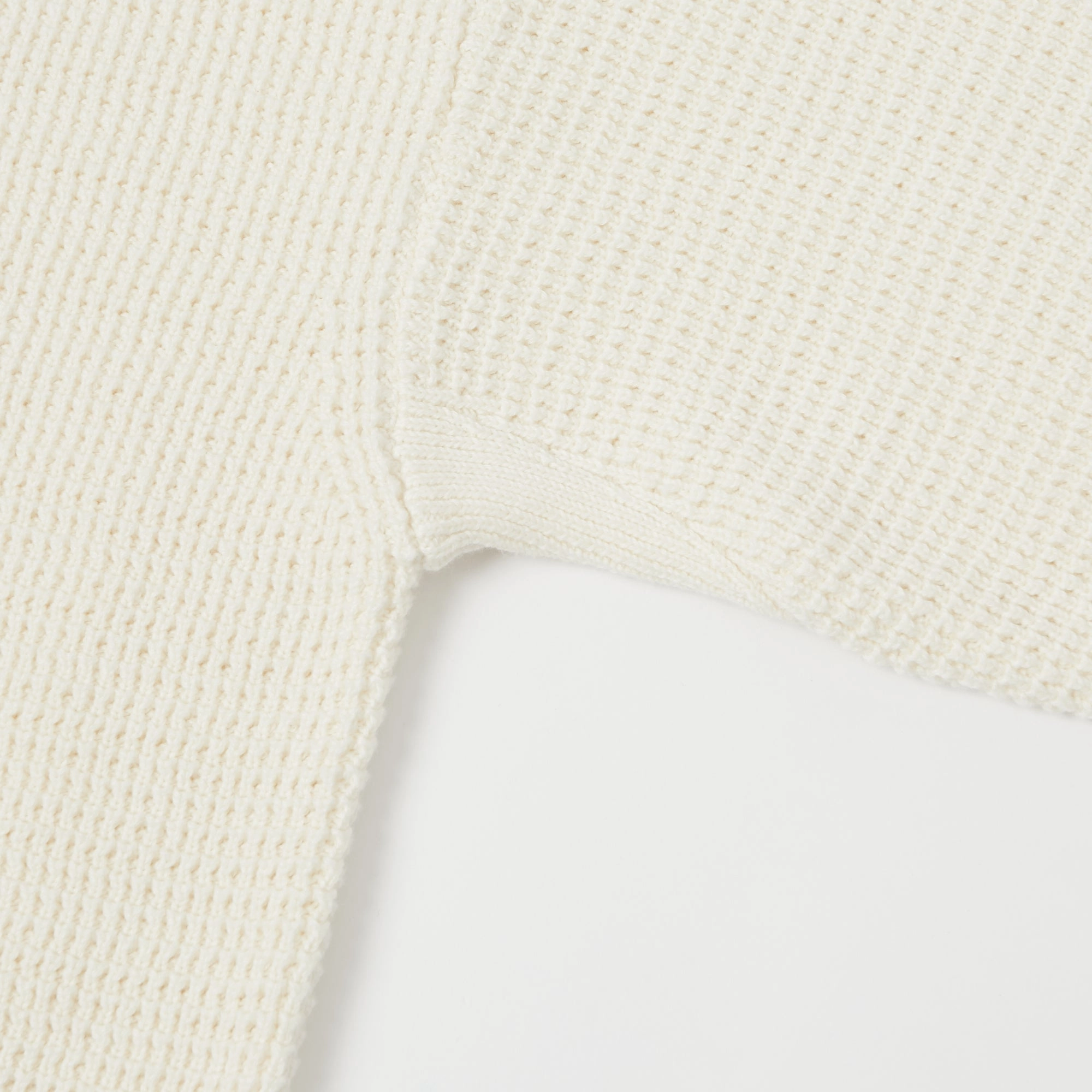 Merz b. Schwanen 'Good Basics' Waffle Knit Pullover - Nature Trendy pick