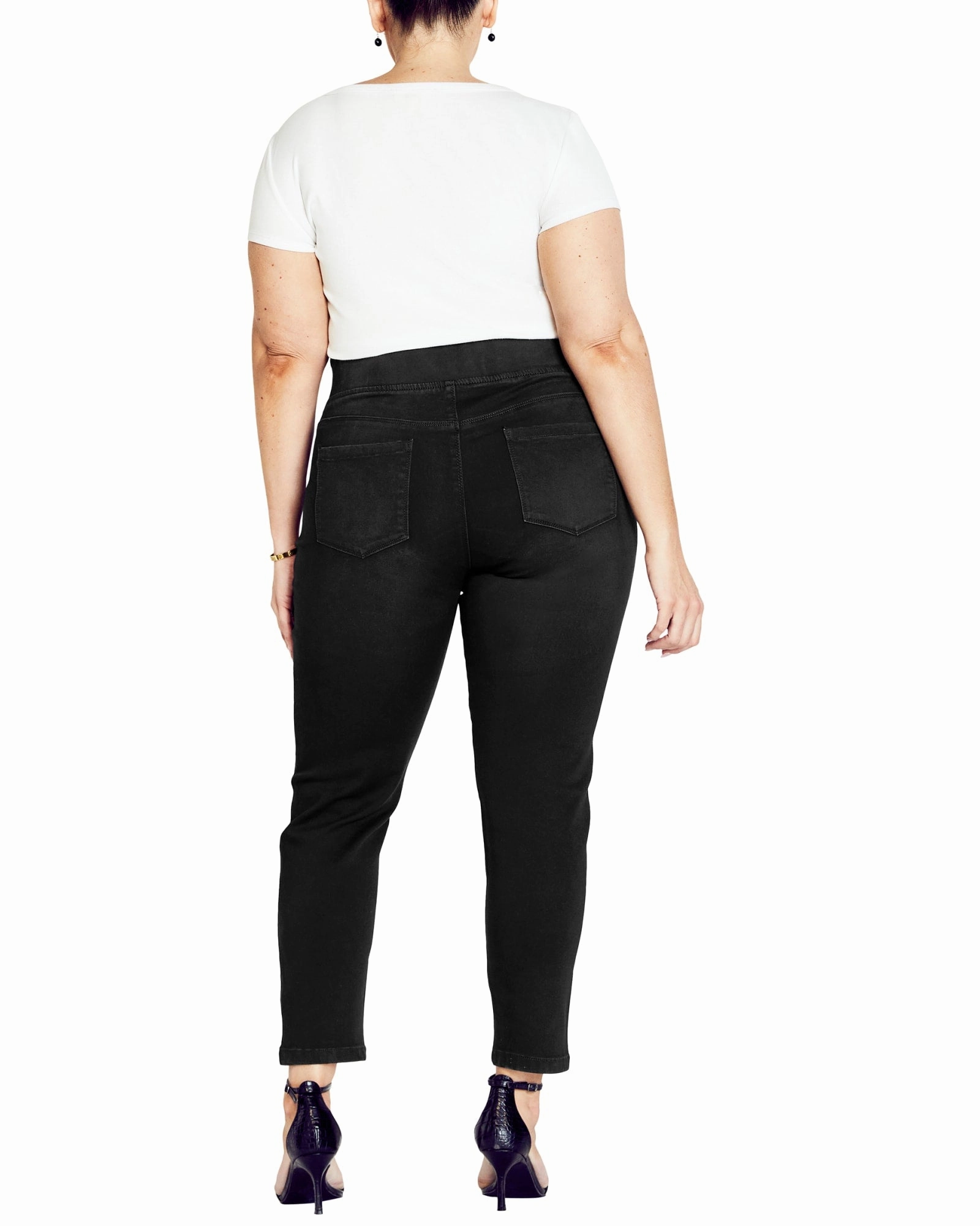 Base Style Melanie Butter Pull On Jean | AV Black