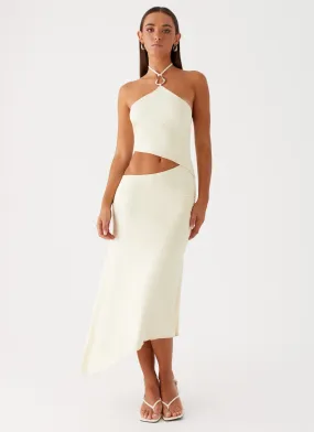 Classic Look Tasha Maxi Dress - Lemon
