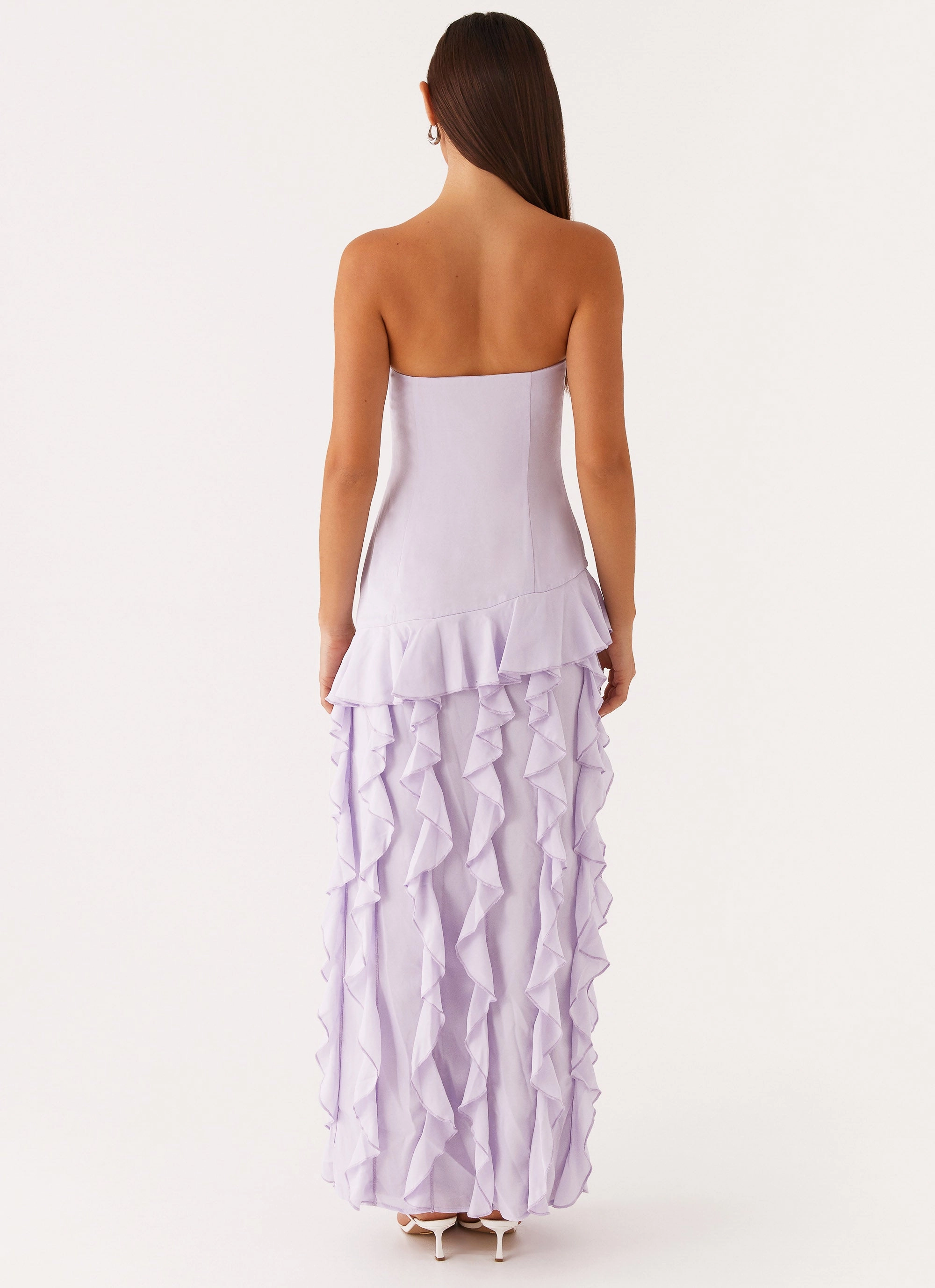 Firefly Maxi Dress - Lilac Vibrant Waist Fit Pure Tone