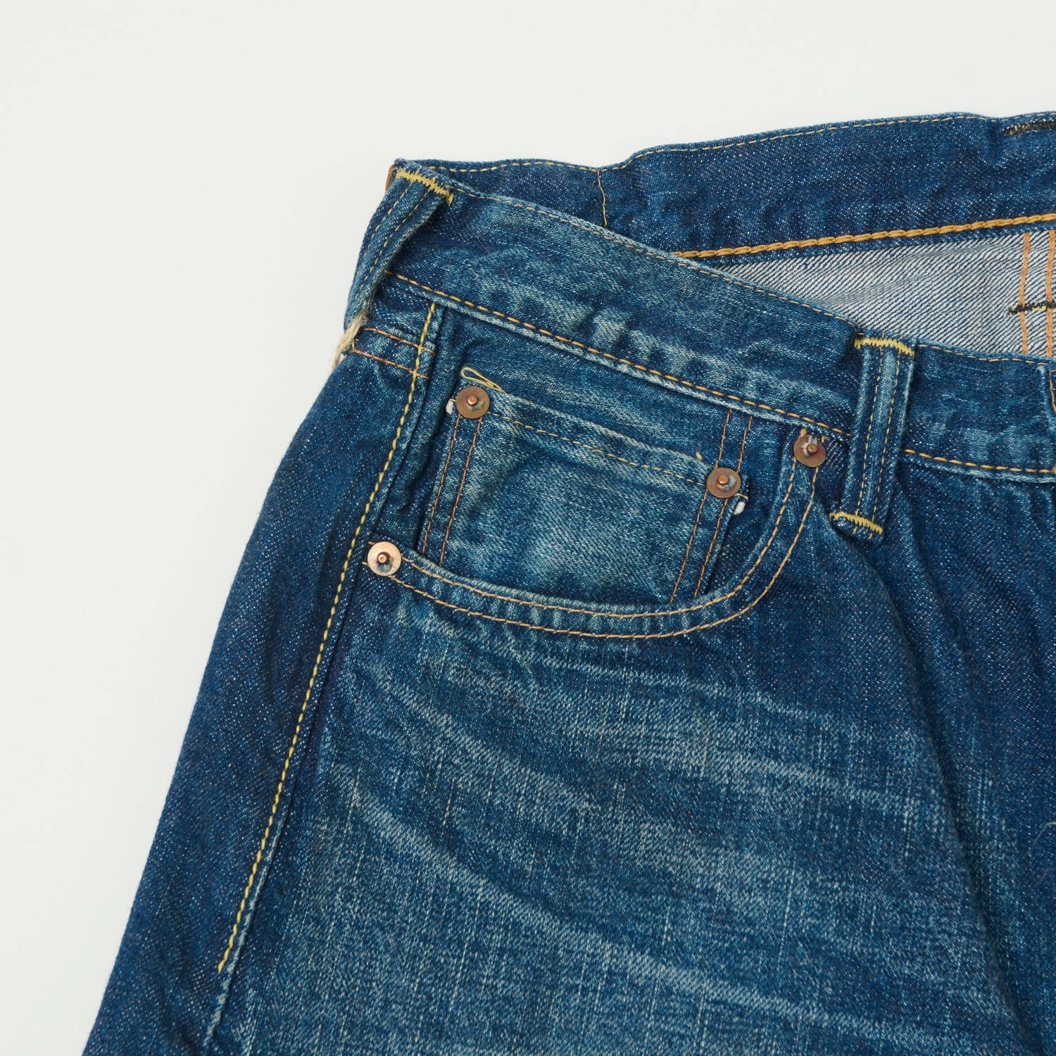 Full Count 1101 13.7oz Loose Straight Jean - 'More Than Real' Wash Daily Wear Summer Vibes Music Event