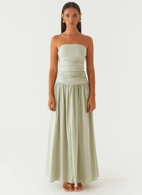 Basic Mood Carmel Maxi Dress - Sage