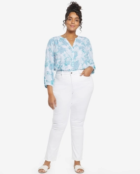 Family Style Slim Sheri Crop Jean | Optic White