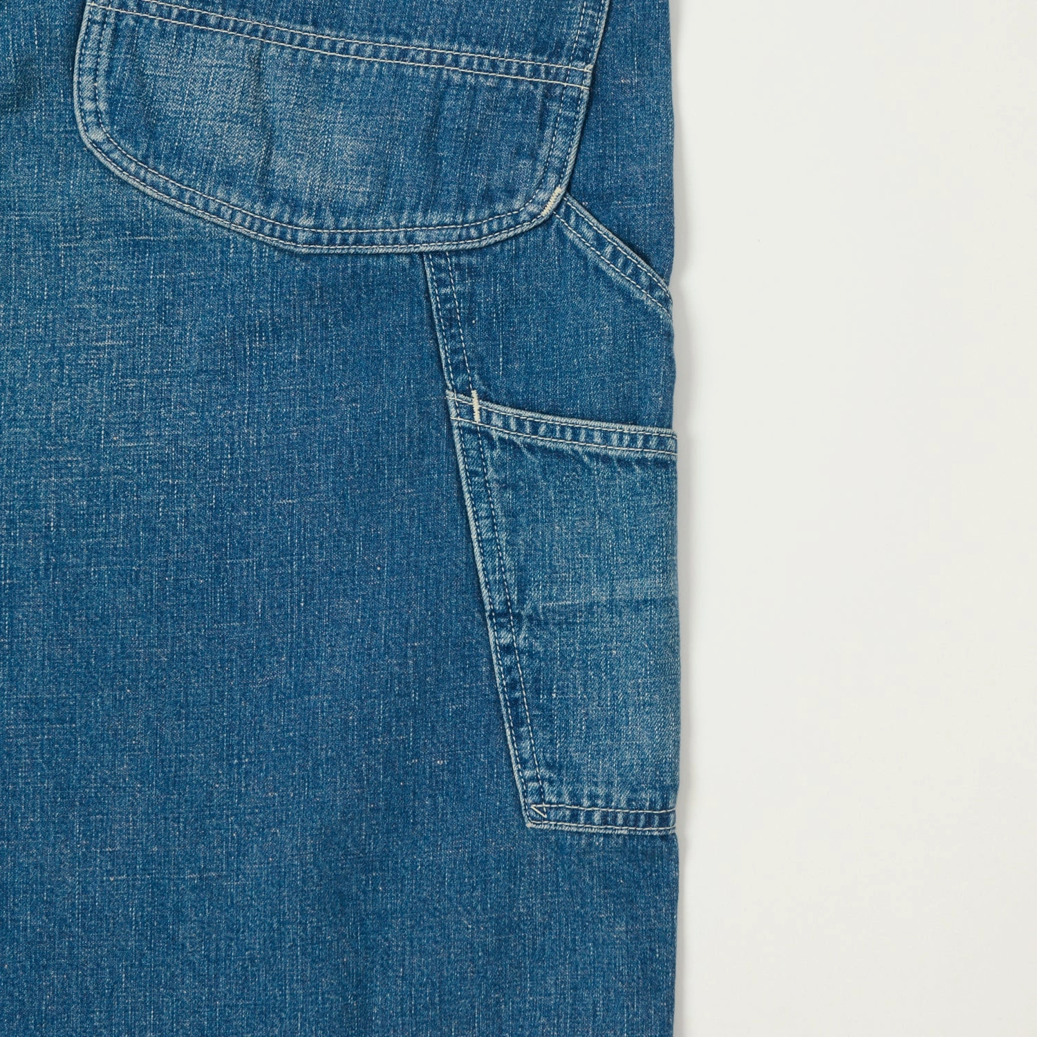 tall size orSlow 1940s Denim Painter Shorts - One Wash