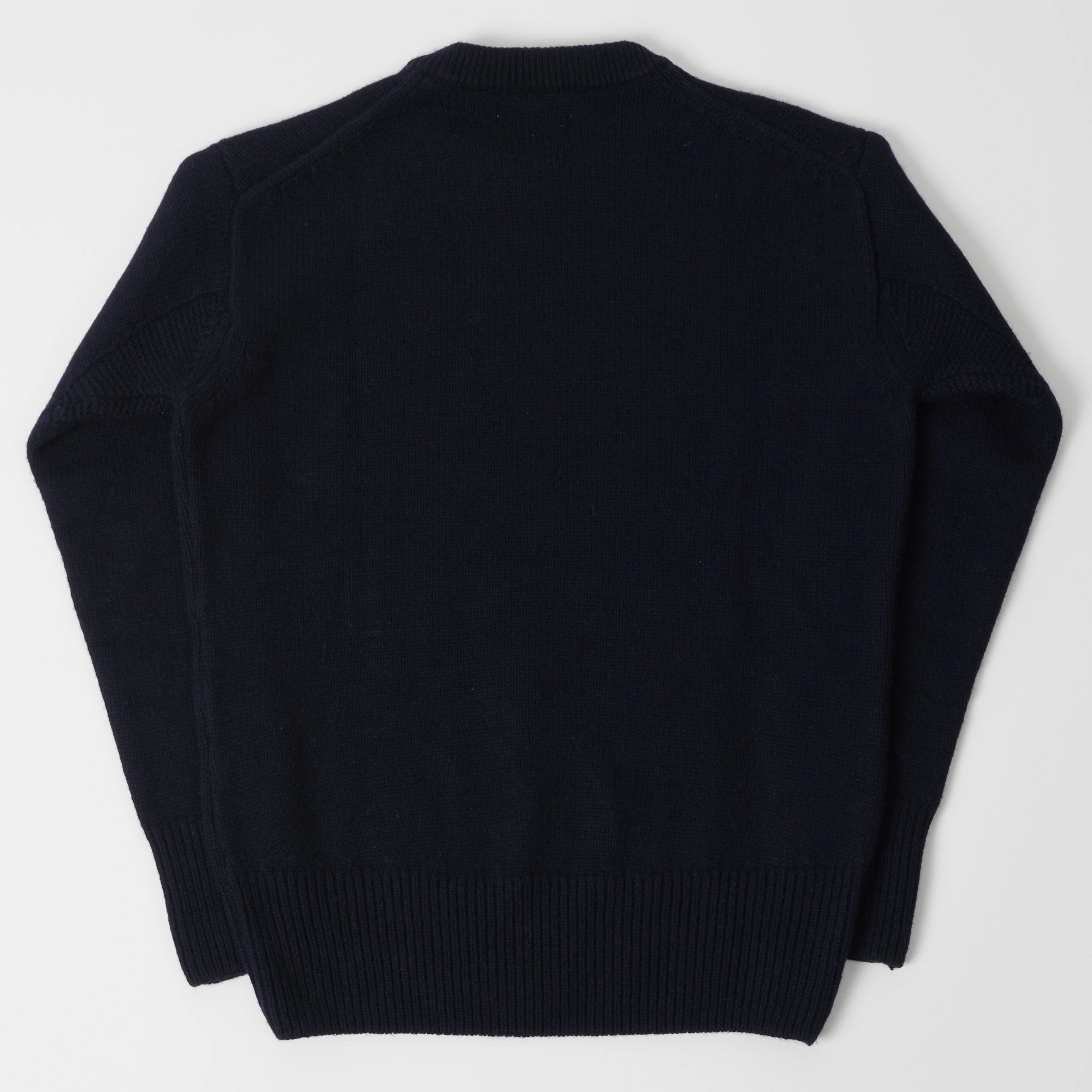 AntiPilling Technology Merz b. Schwanen 'Good Basics' Wool Cashmere Knit Pullover - Dark Navy