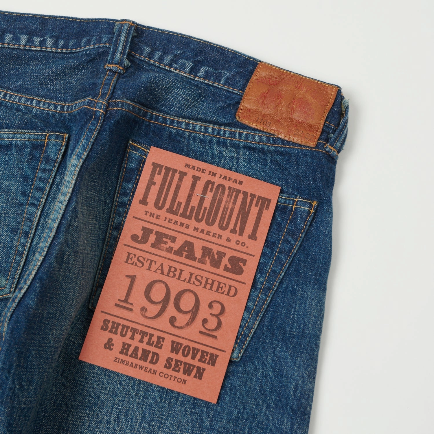Comfy Classic High Quality Full Count 1108 13.75oz Regular Straight Jean - 'More Than Real' Wash