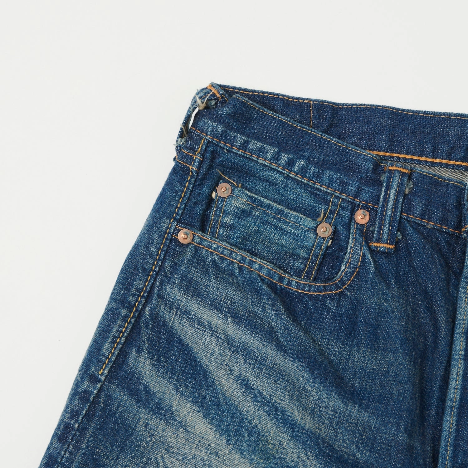 Unisex Wear Premium Full Count 1108 13.75oz Regular Straight Jean - 'More Than Real' Wash