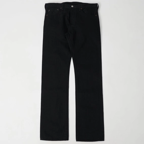 Full Count 1109 13.75oz Slim Straight Jean - Raw Black Eco Conscious Denim Versatile Tailoring