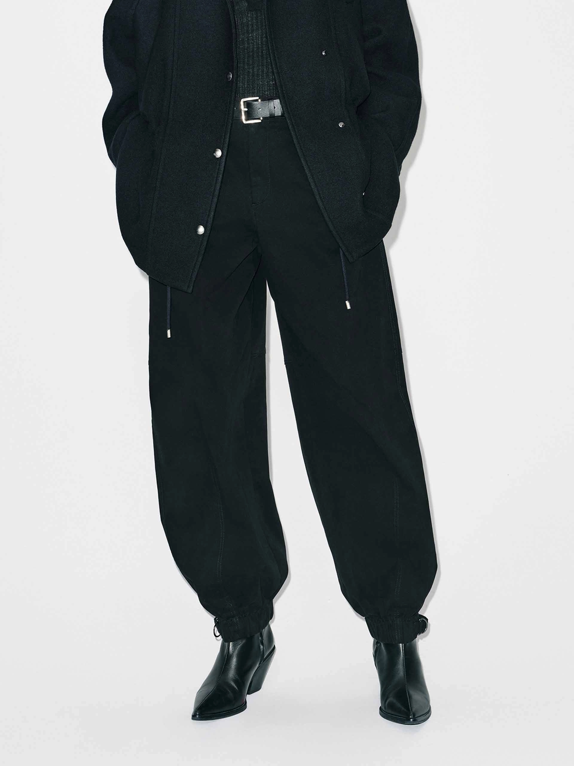 Core Utility Elasticated Hem Cotton Pants