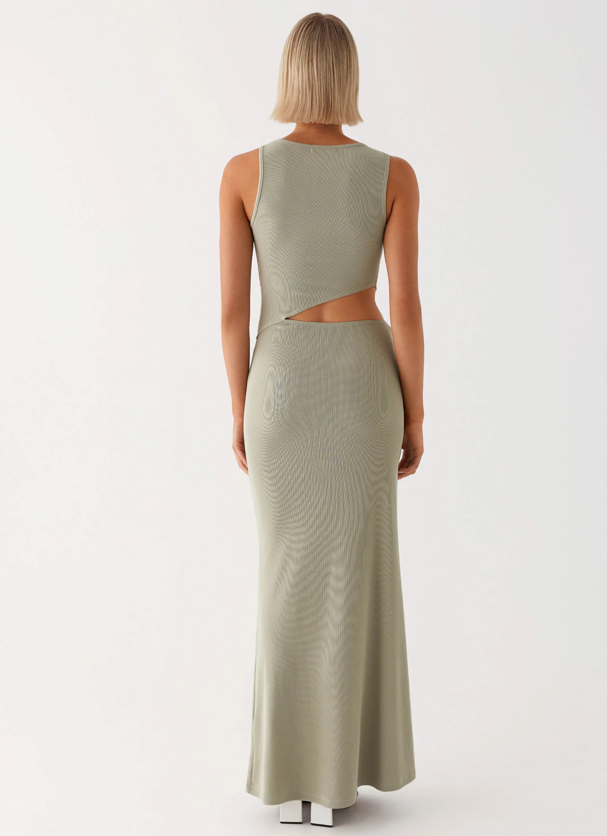 Quiet Glow Lennox Maxi Dress - Sage