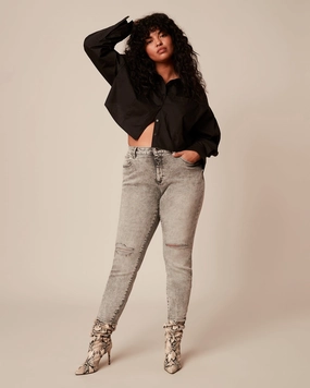 Florence Skinny Jean | Charcoal Grey Active Friendly Night Out Parent Style