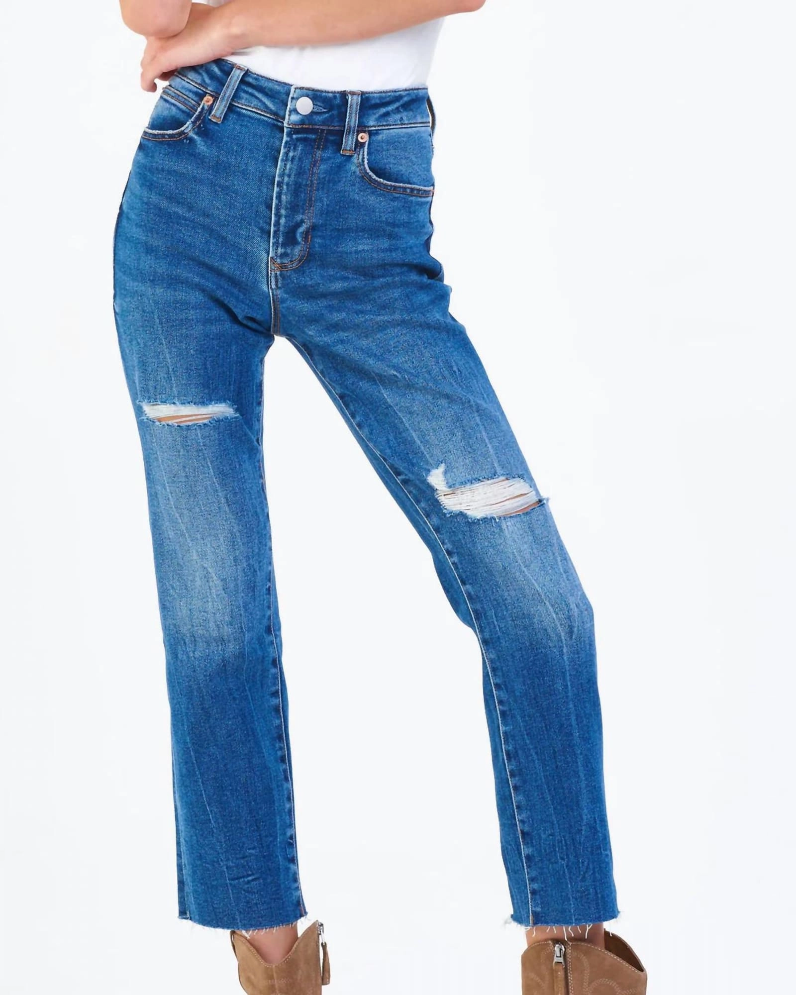 Timeless Fit Frankie Straight Leg Jean In Normandy | Normandy