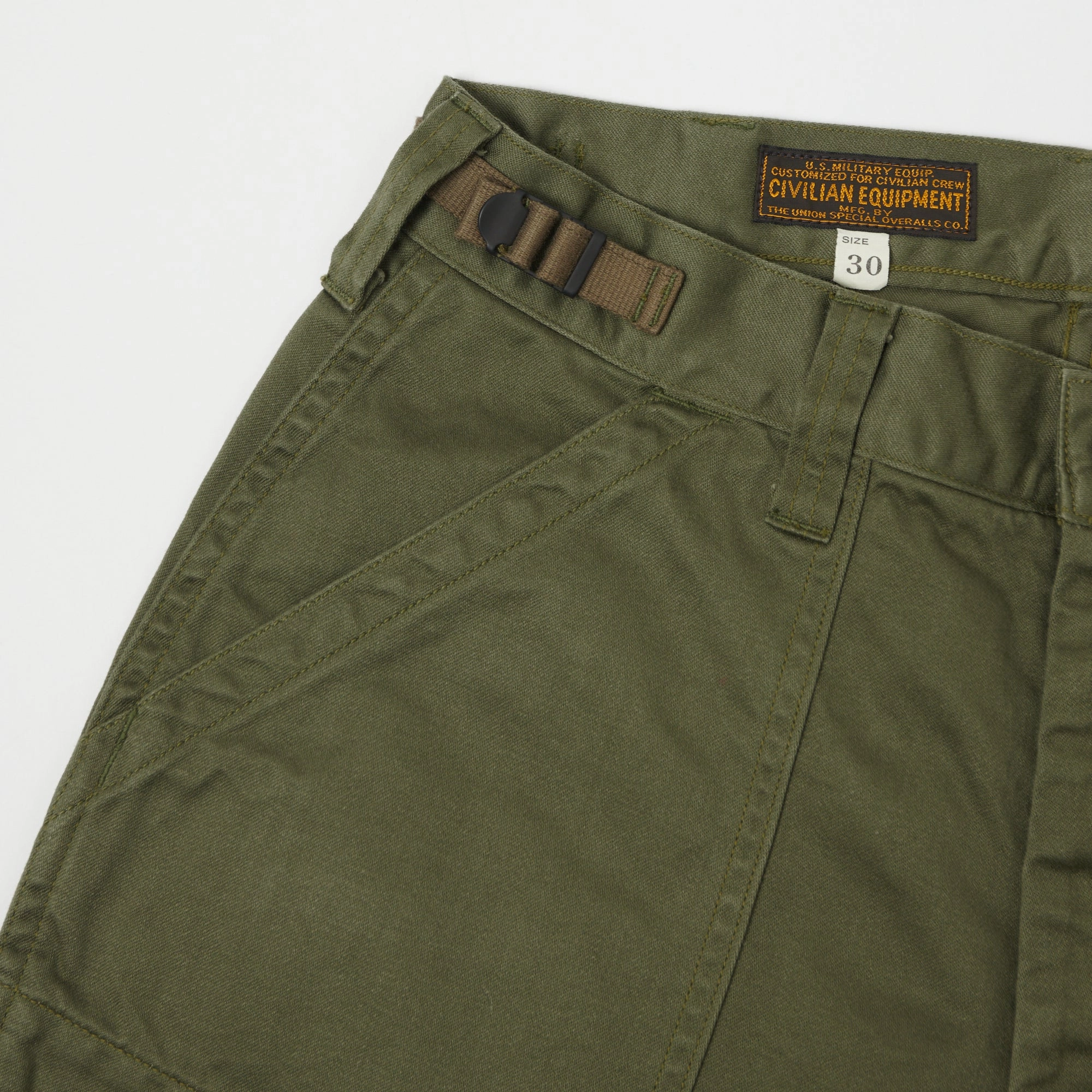 Freewheelers & Co U.S. Army 'Sidewinder' Military Short - Olive Simple Appeal