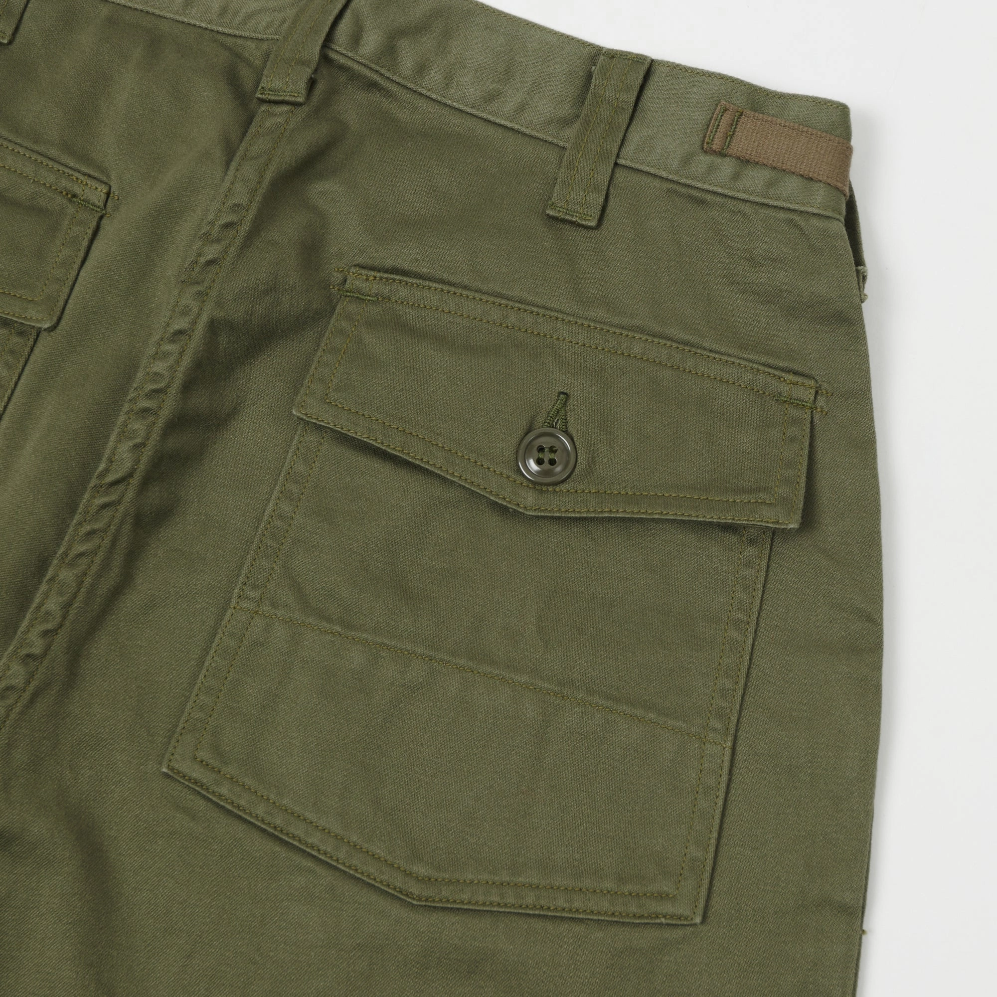 Freewheelers & Co U.S. Army 'Sidewinder' Military Short - Olive Breezy Fit checked shorts